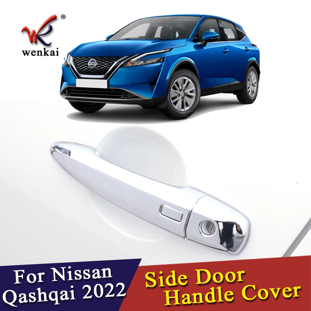 Боковая дверная ручка защитный чехол для Nissan Qashqai J12 2021 2022 хромированные