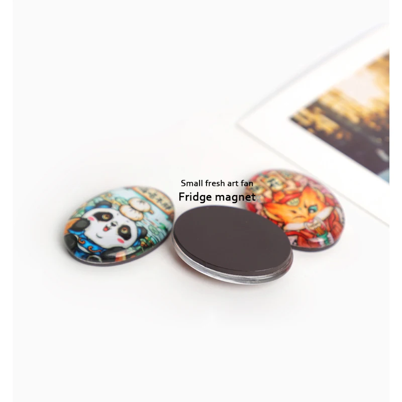 10 комбинированных комплектов маленькие наклейки для холодильника в виде веера