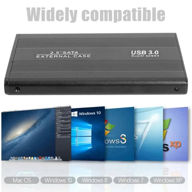 Внешний портативный жесткий диск VKTECH 2 5 дюйма USB 3 0 на SATA 6 Гбит/с SSD Корпус внешнего
