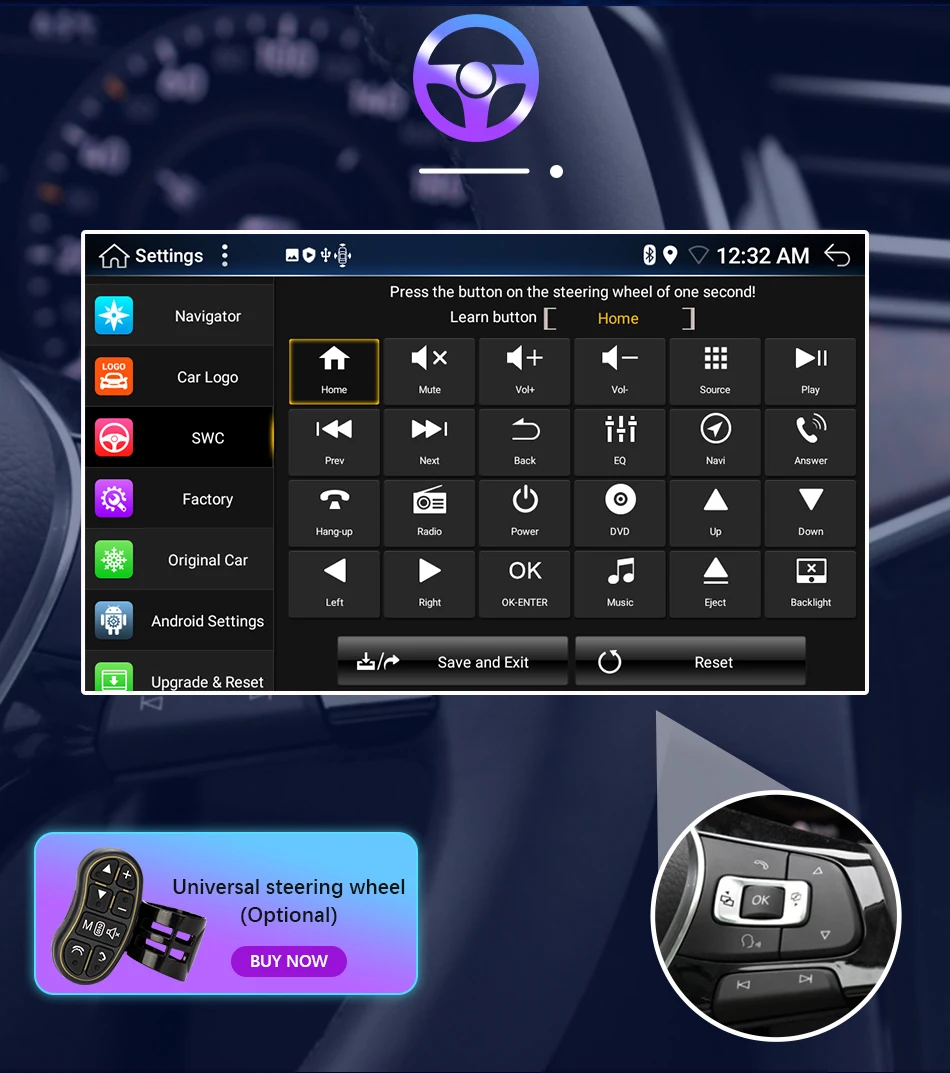 Eunavi DSP 8 ядер Android 10 автомобильное радио GPS навигация 2Din универсальное авто стерео - Фото №1