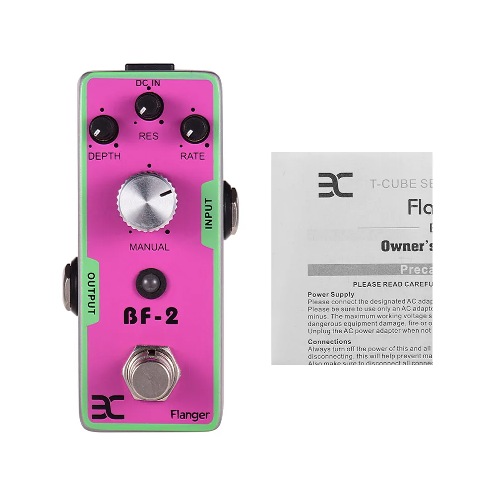 Супер Flanger педаль для гитары цветочные режимы искусственный корпус из