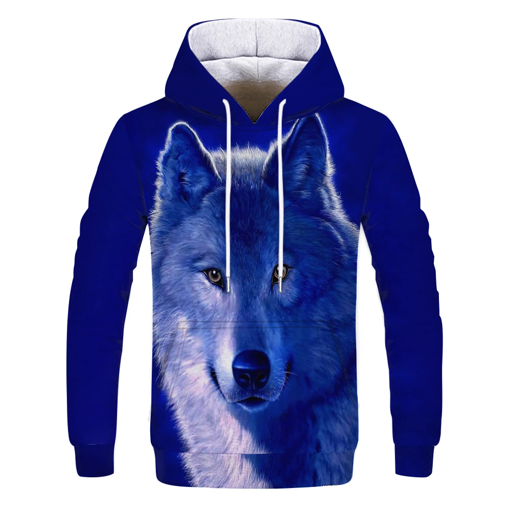 

Lion Wolf Men's Hoodie Popular Long Sleeve 3D Printing Pullover Streetwear Hoodie Outdoor Leisure Best Sweatshirt XXS-4XL
