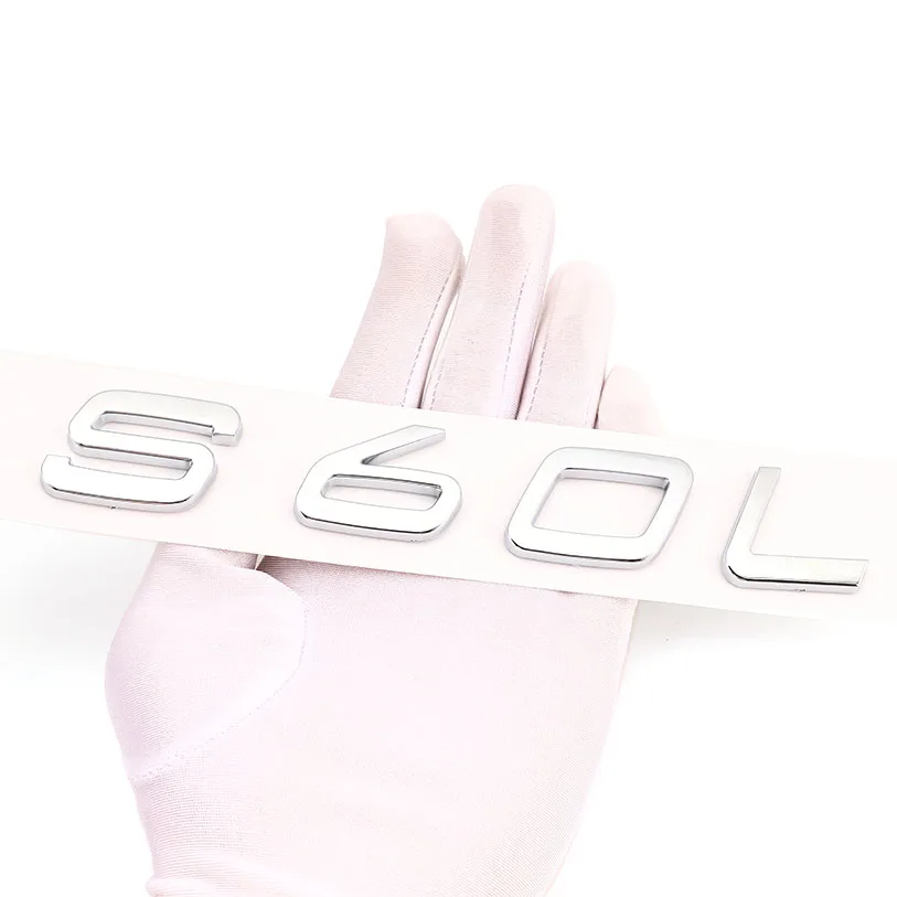 

3D S90 S60L XC90 Logo Emblem Badge Decal Car Sticker for Volvo S60 S90 S60L XC60 XC90 Logo Auto Sticker Car Styling Accessories