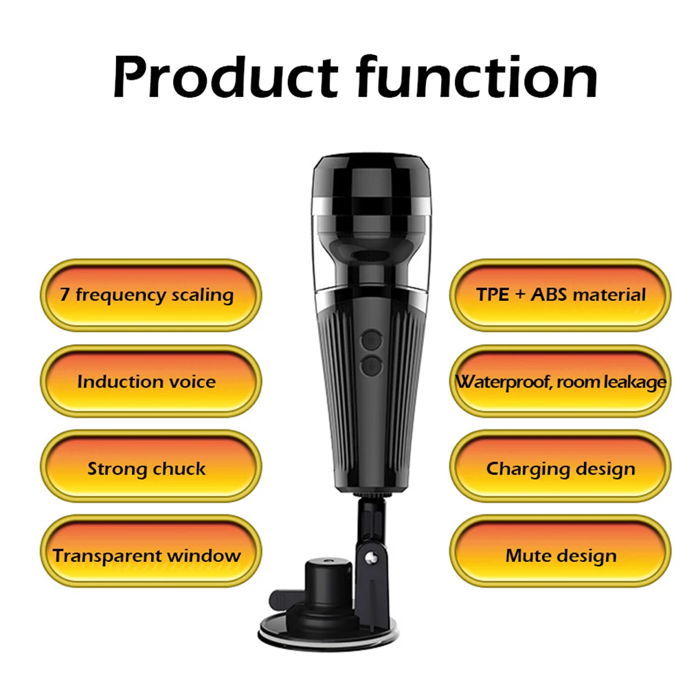 Полностью автоматическая телескопическая чашка для мастурбации мужчин