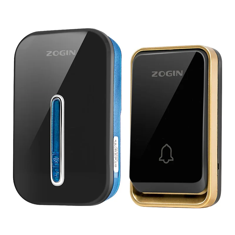 

ZOGIN Wireless Doorbell Smart Door Bell Home Waterproof Cordless Ring Dong Chime House Call 220V timbre casa calling button