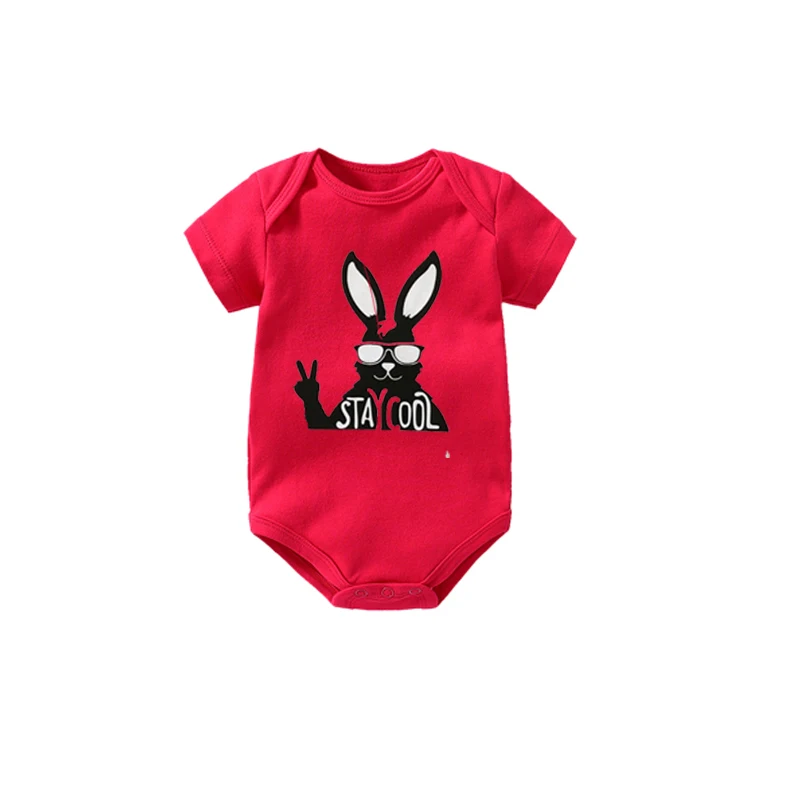 YSCULBUTOL Пасхальный кролик Корона Детские боди с милыми животными комплект для