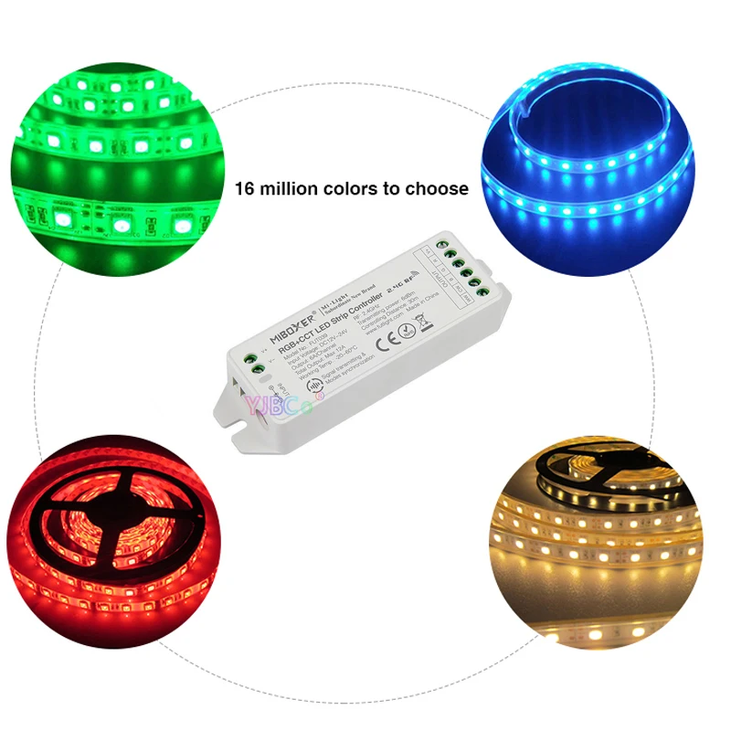 2 4G RF Wireless FUTD02 замененный FUT039 Miboxer RGBWW/CW DMX512 controller RGB + CCT панель управления DC12V