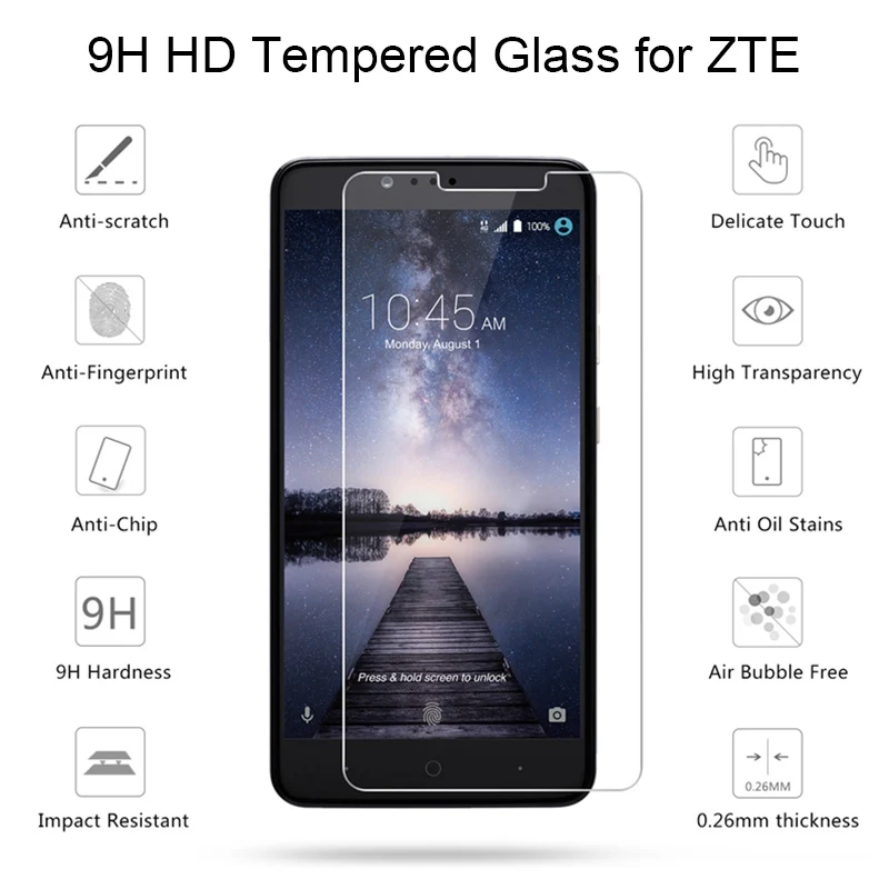 9H HD Tempered Glass for ZTE Nubia Z17 Lite Z17S Screen on Z11 Max Z18 Mini Toughed S | Мобильные телефоны и аксессуары
