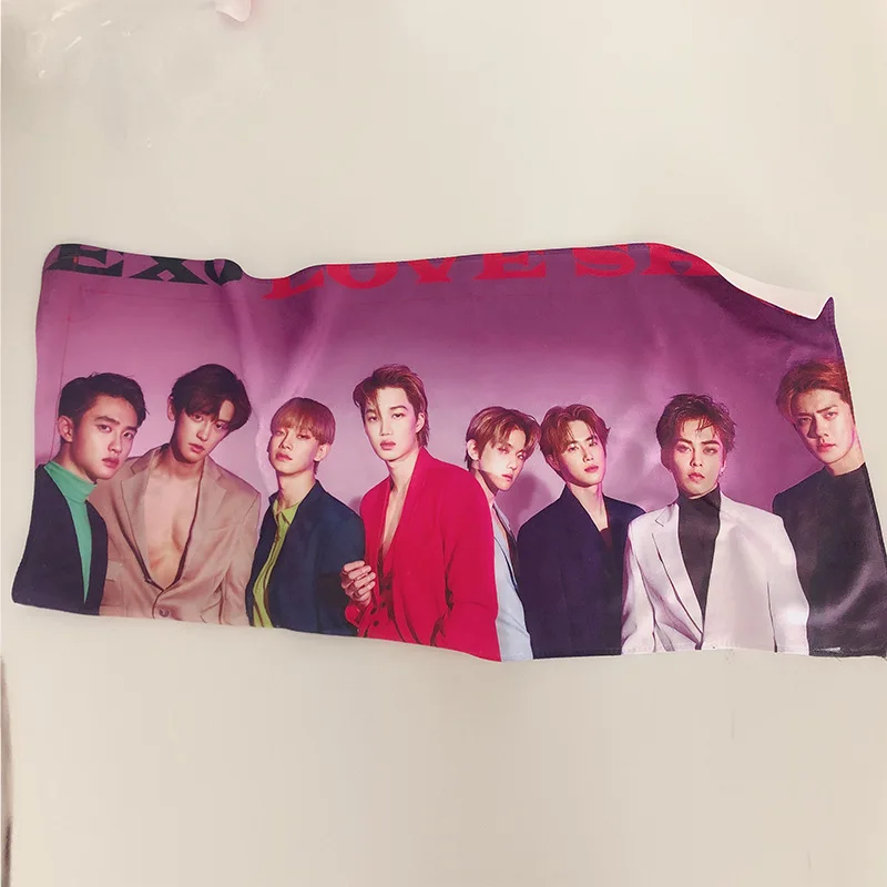 Kpop Exo полотенце для домашнего интерьера лица Chanyeol женщин Kai DO Suho Chen Baekhyun