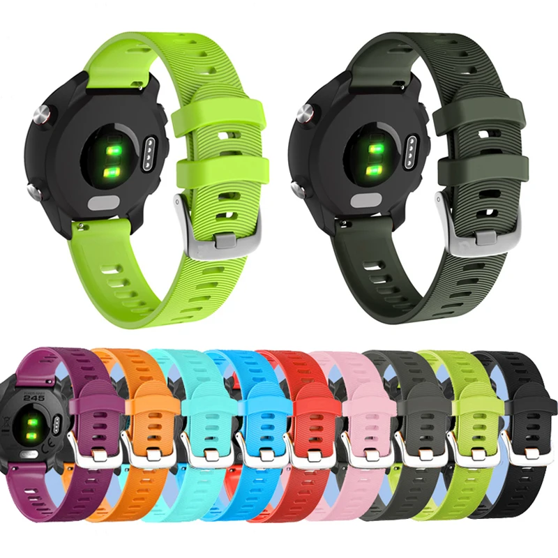 JKER 20 мм спортивный силиконовый ремешок для часов для Garmin Forerunner 245 245M 645 Vivoactive 3 Vivomove HR умный Браслет