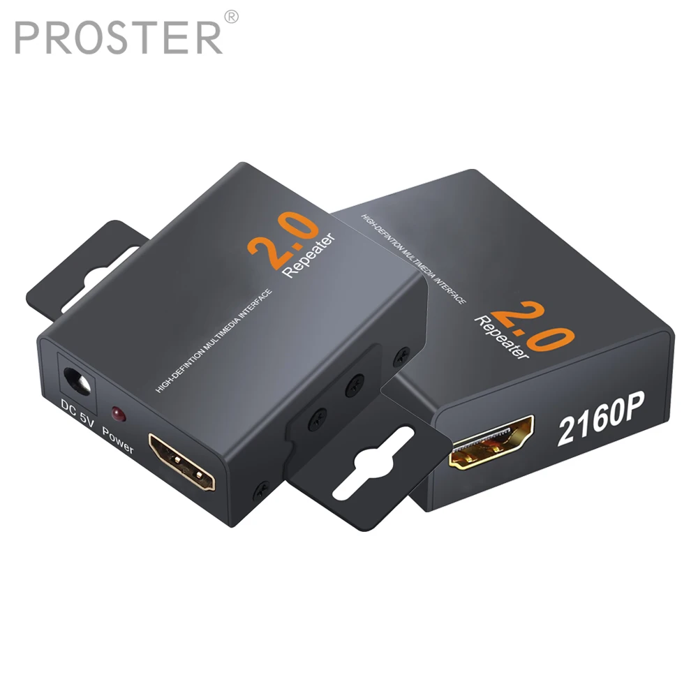 PROZOR 4K x 2K 2 0 HDMI совместимый расширитель ретранслятора 1080P 3D адаптер Усилитель