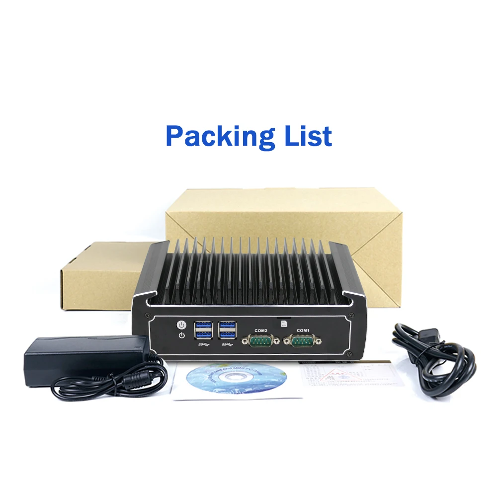 Мини ПК Yanling Intel core i5 8250u NUC 4 ядра тонкий клиент 2 lan порта htpc Безвентиляторный