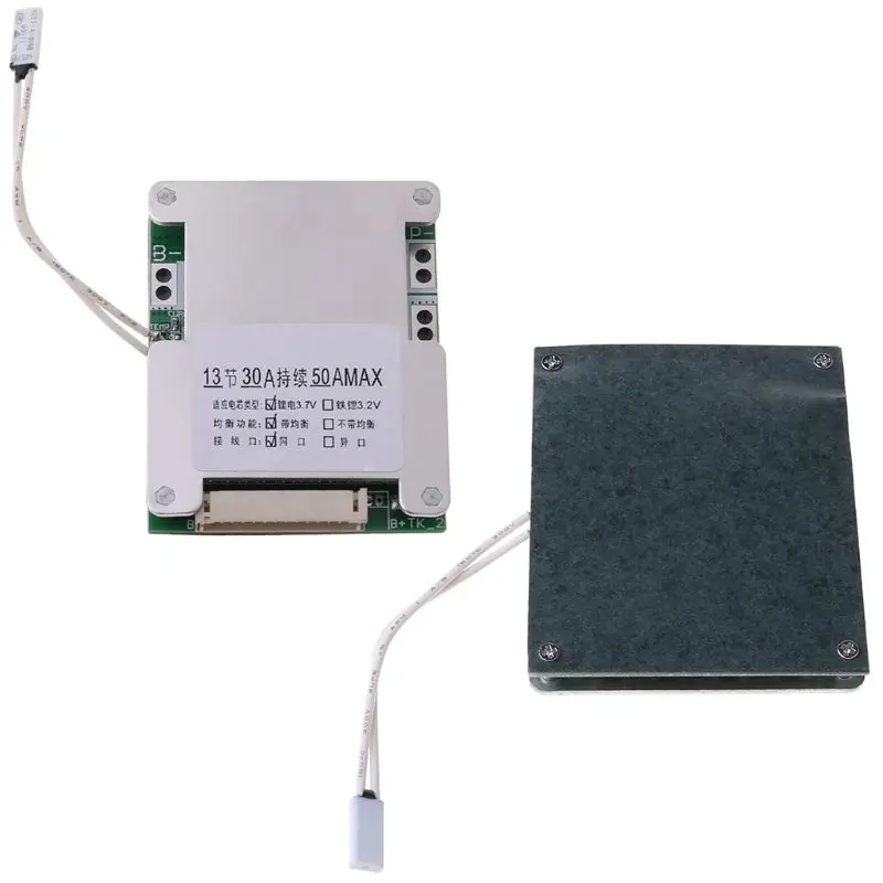 

BMS 13S 48V 50A 18650 Li-ion Lithium Battery Pack Protection Equalizer Board PCB