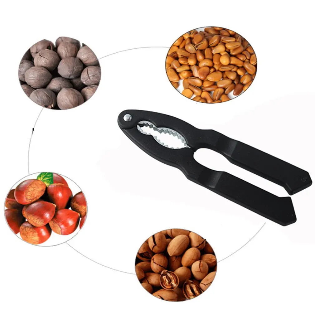 Portable Nut Cracker Kitchen Gadgets Tool Sheller Walnut Opener Plier Metal Nutcracker Accessories | Дом и сад