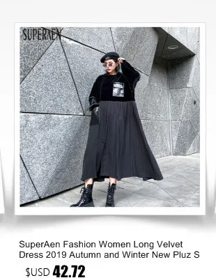 SuperAen футболки в Корейском стиле женские хлопковые новые осенние и зимние повседневные женские футболки топы с круглым вырезом и длинными рукавами