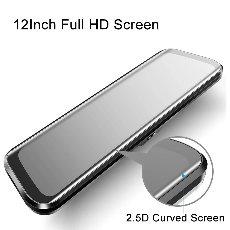 Зеркало-видеорегистратор 12 дюймов Full FHD 4G Android 8 1 GPS | Автомобили и мотоциклы