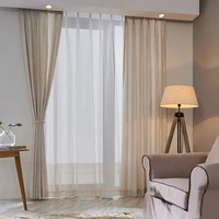 modern minimalist plain color curtains for living dining room bedroomnordic light luxury atmospheric color blackout curtains