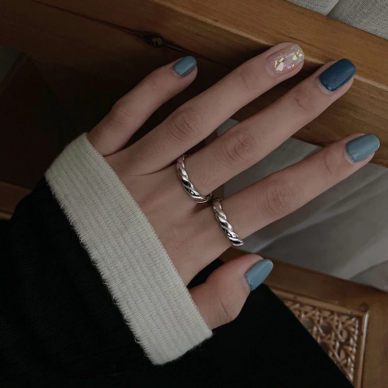 European and American retro multi-style ring fashion high-end French design index finger opening adjustable |