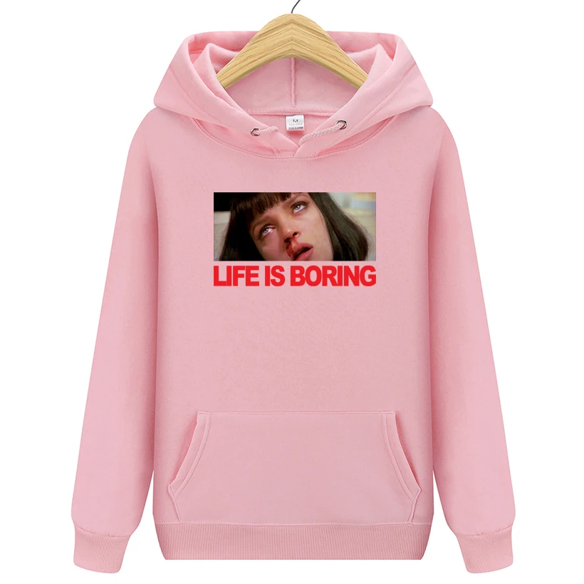 Новые осенние толстовки с надписью Life is Boring мужские дизайнерские мужская