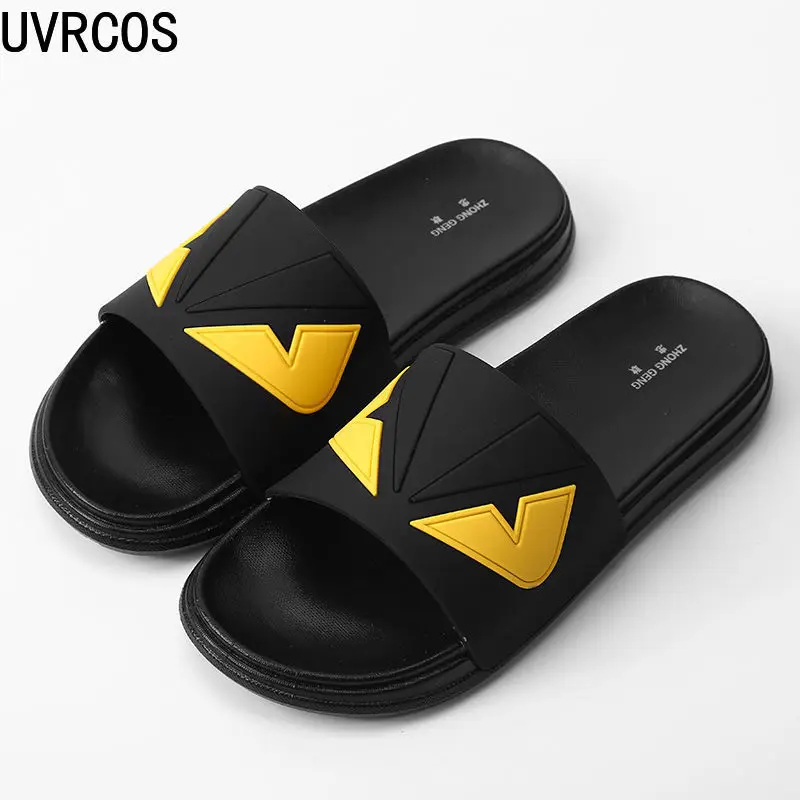 

Sandals Men Summer Slides Men Large Size 46 Slippers Non-Slip Flat Platform Flip Flops Men Home Slides Outdoor Beach Sandals Men