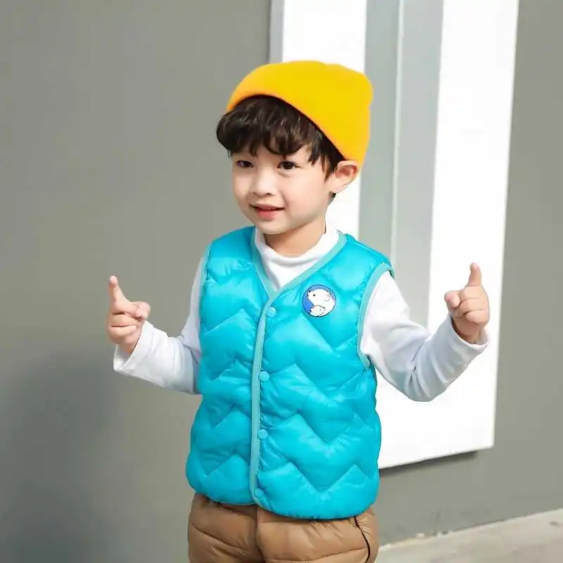 Детский жилет Colete infantil/зимняя одежда для малышей Детские жилеты с принтом сказок и сердечек милый зимний жилет для девочек подходит для детей от 1 года до 8 лет