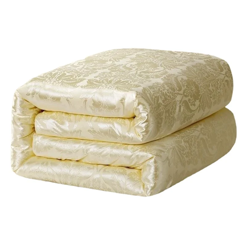 Online Piumino Estivo Di Lusso In Seta Naturale Piumino Fatto A Mano Twin Queen King Coperta Full Size Trapunta Jacquard Biancheria Da Letto Invernale In Riempitivo