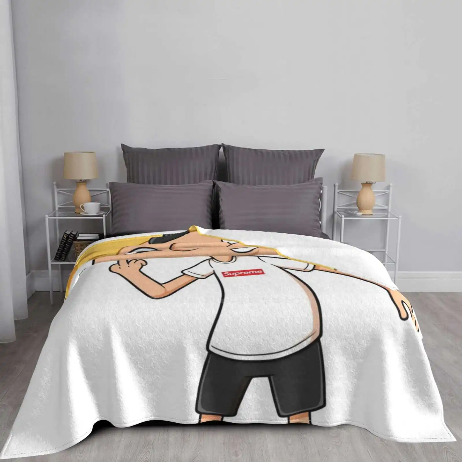 Эй Арнольд футболка новинка супермягкое теплое легкое тонкое одеяло Hey | Дом и сад