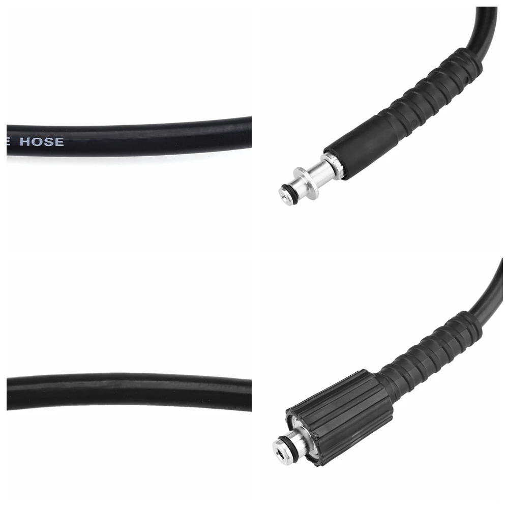 

8M 5800PSI High Pressure Cleaning Cleaner Car Washing Replacement Hose Black Color