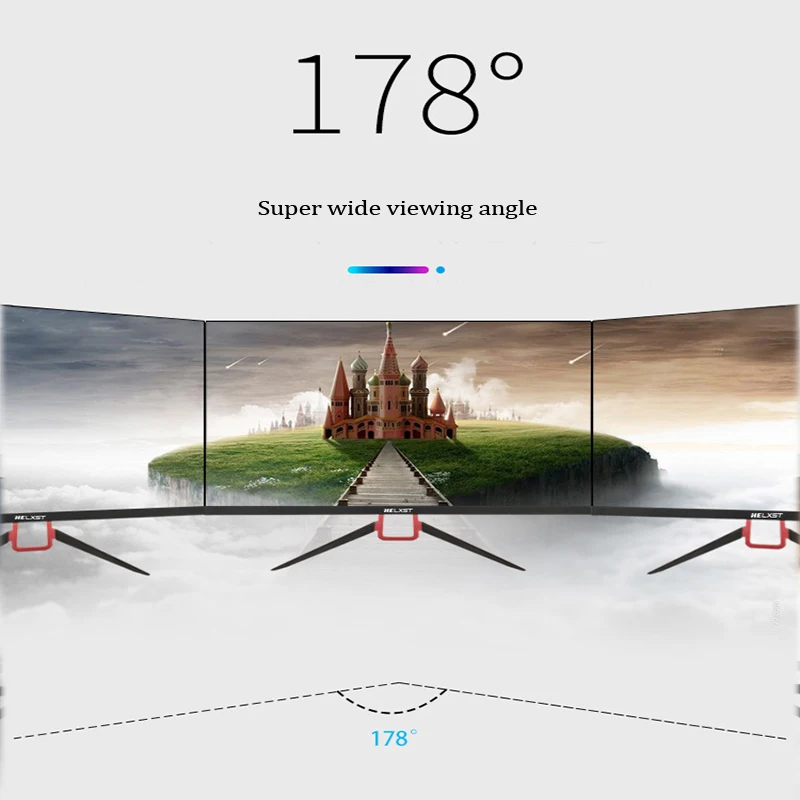 Изогнутый ЖК дисплей DASKA 27 дюймов 75 Гц Led / IPS для компьютерных игр Full HD вход 5ms ответ