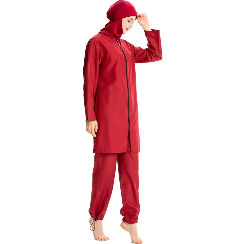 BAILUNMA женский мусульманский спортивный Исламский купальник женская