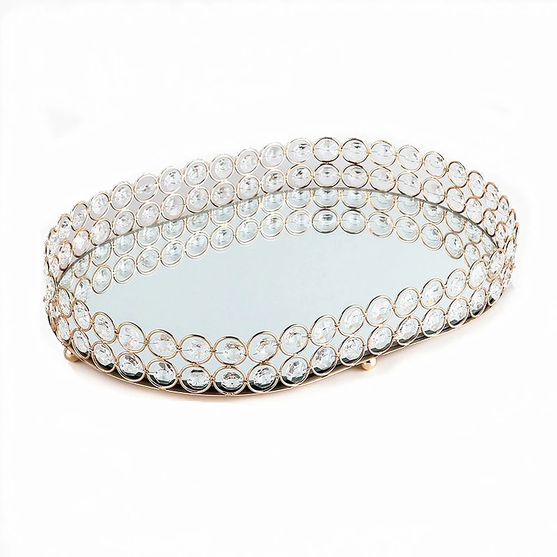 Свадебный десерт Хрустальный держатель со стразами косметическое хранилище