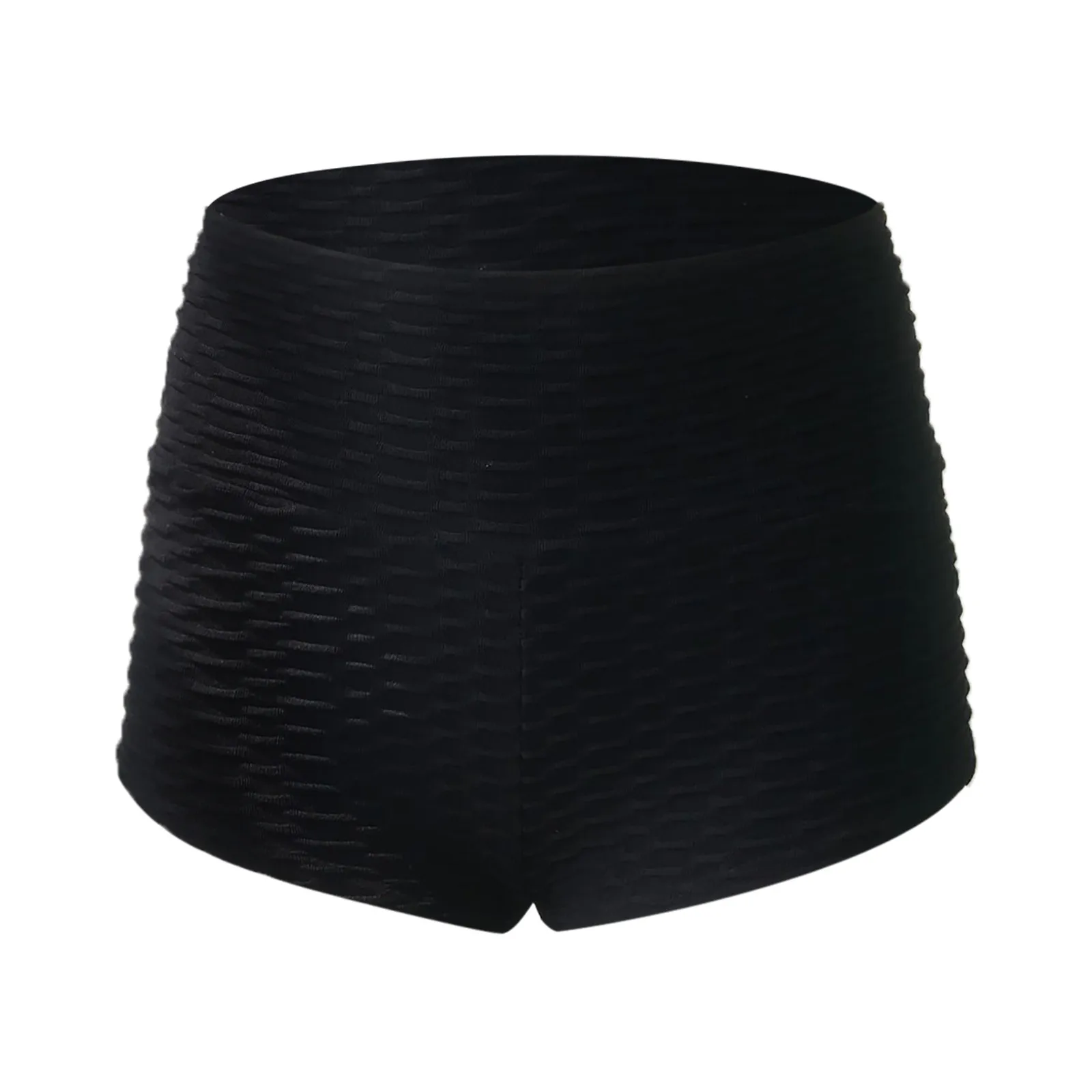 Short taille haute pour femme, vêtement de Sport court, couleur unie, pour la Gym, le Yoga