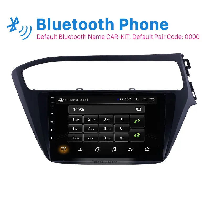 Seicane 9 дюймов Android 1 автомобильное радио для 2018 2019 Hyundai i20 RHD сенсорный экран GPS