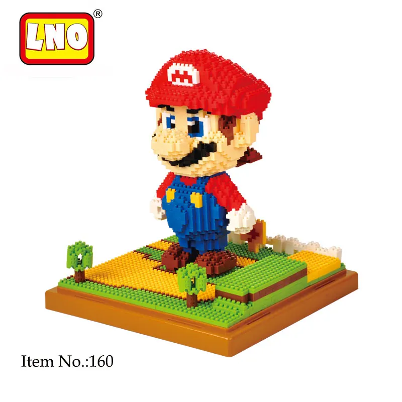 Магические мини-блоки Super Mario Bros, алмазные блоки Yoshi, микро-кирпич, сделай сам, строительные игрушки, Мультяшные фигурки, подарок для детей