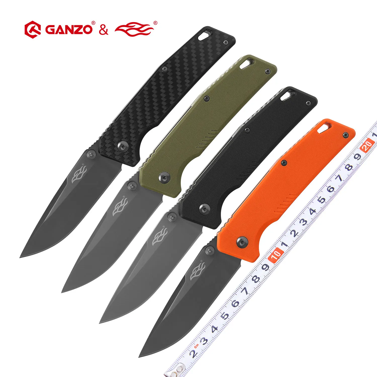 Складной нож Ganzo Firebird FB7603 G7603 58 60HRC 440C G10 ручка из углеродного волокна с