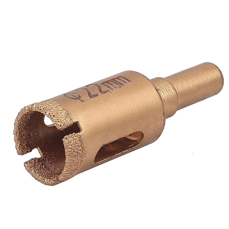 

8PCS Diamond Hole Saw Set 1/4-2 inch Diamond Hole Cutter Support Wet or Dry Use Hole Drill Bit Sets for Glass Ceramic