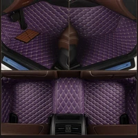 leather custom car floor mat for bmw 1 series e81 e87 f20 f21 convertible e88 coupe e82 118i 120i 125i 128i 130i carpet alfombra