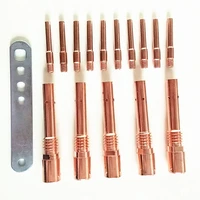 16 pieces of torch accessories of red copper contact nozzle red copper inner connecting rod board for 500a mig welding torch