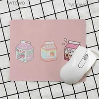 milk pink peach kawaii gaming mouse pad small mouse player mouse pad for playing