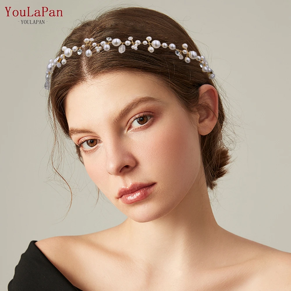YouLaPan HP03 Свадебный ободок с кристаллами простой свадебный головной убор