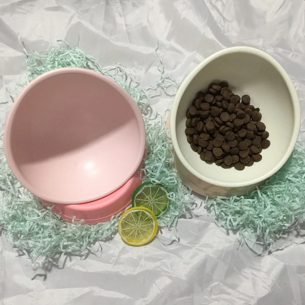 

Backflow Prevention Tilting Pets Bowl No Spill Pet Comfort Feed Bowls Cats Food Drink Water Feeder Neck Protection Dish Pet Bowl