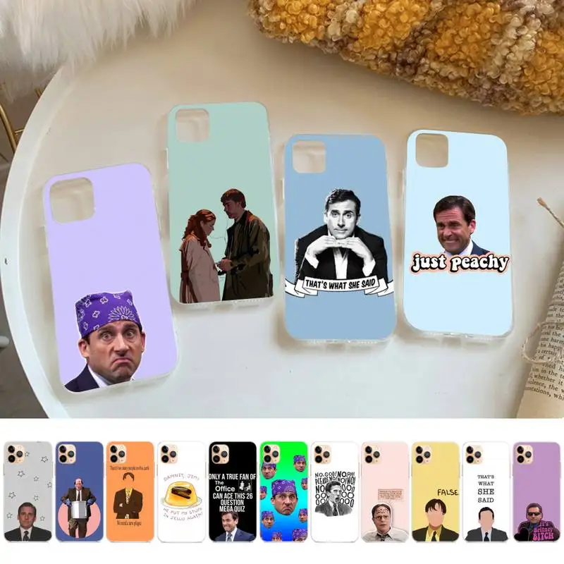 

The office tv show What She Said Phone Case for iPhone 13 11 12 pro XS MAX 8 7 6 6S Plus X 5S SE 2020 XR cover