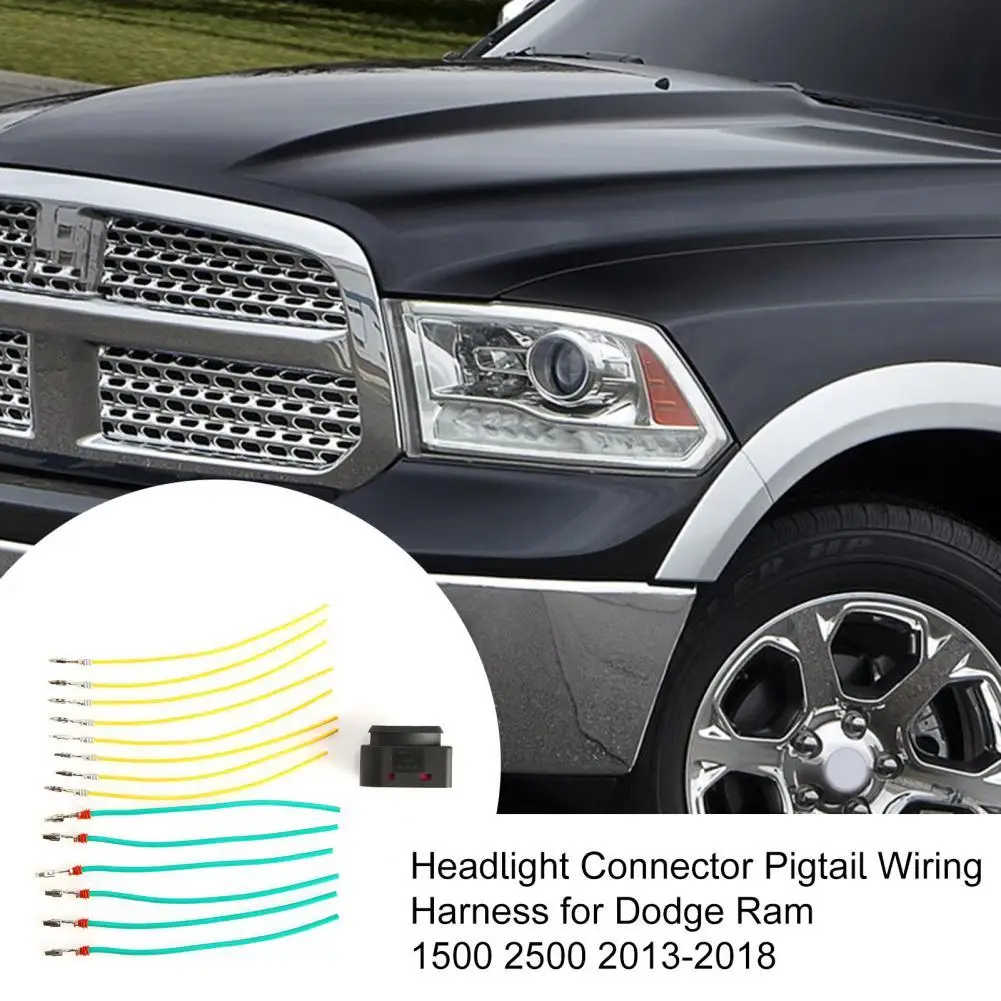 

45% хит продаж! Разъем для фары, фонарь с ремнем безопасности 68305265AA для dowedge Ram 1500 2500 2013-2018