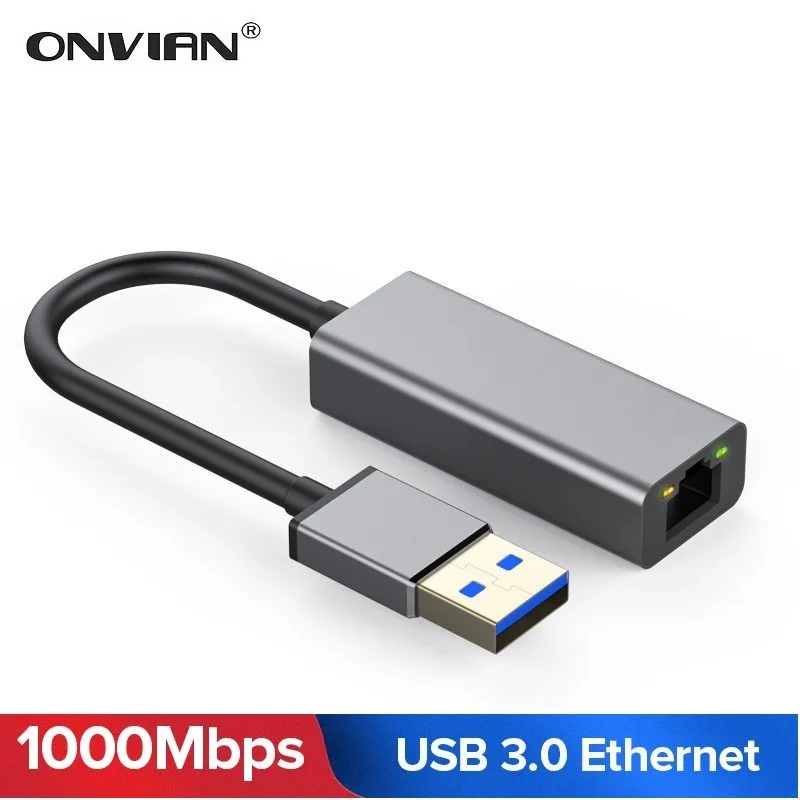 Адаптер onbian USB Ethernet 3 0 сетевая карта к RJ45 Lan для Windows 10 Xiaomi Mi Box Nintendo Switch USB|USB-хабы| |