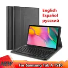 Чехол для Samsung Galaxy Tab A 10,1 2019, чехол для клавиатуры T510 T515, чехол для планшета, беспроводная клавиатура и мышь с испанской поддержкой Bluetooth