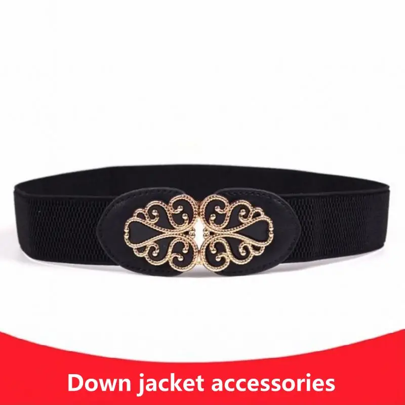 Новинка 2020 модный эластичный широкий пояс для зимнего платья женский на талию