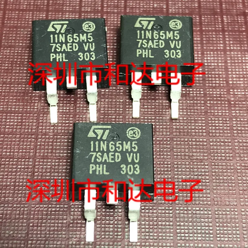 

5 шт. 11N65M5 STB11N65M5 TO-263 710V 9A