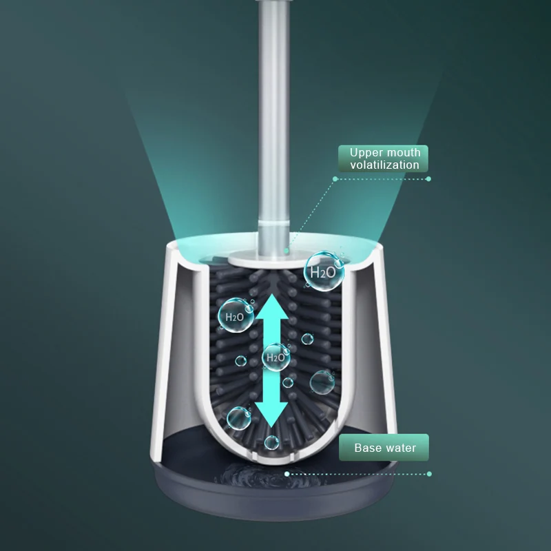 ONEUP TPR щетка для унитаза силиконовая Бытовая Чистящая Щетка ванной портативная