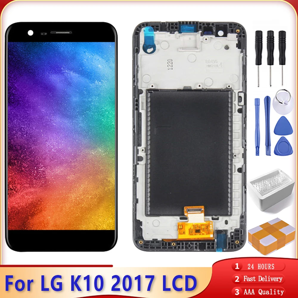 Оригинальный ЖК дисплей для LG K10 2017 M250 M250N M250E сенсорный экран 5 3 дюйма дигитайзер в