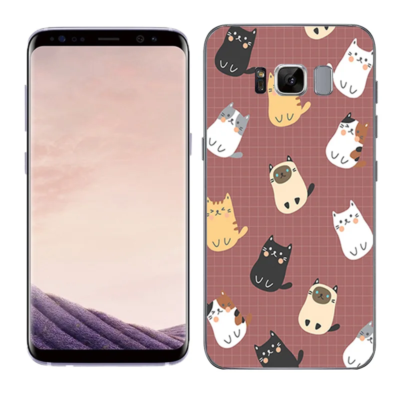 Чехол для телефона Samsung Galaxy S8 G950 G950F G9500 SM мягкий силиконовый чехол из ТПУ с